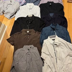 Huge Lot mens designer shirts